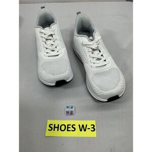 Men’s NWOT BNQ Wide Lace Up Sneakers White Us 11